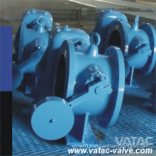 Counter Weight Cast Steel RF Flanged Butterfly Check Valve